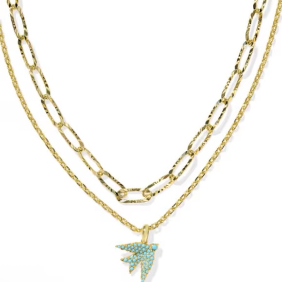 Kendra Scott Jewelry - NEW Kendra Scott Melody Bird Gold Multi Strand Necklace